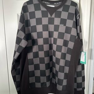 Mens Vans Check Pullover